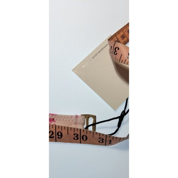 SAME LOS ANGELES BIKINY TOP LARGE WOMENS WHITE/PINk UNDERWIRE FRENCH FLORAL SWIM - Picture 10 of 11